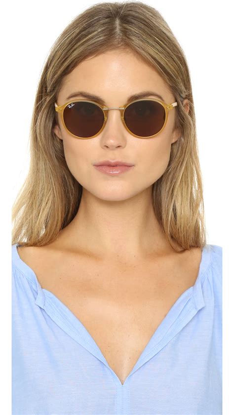 round ray ban sunglasses women